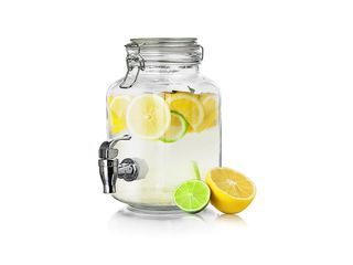 Obrázek 1 produktu Láhev skleněná s kohoutkem 2200 ml, kovové víčko