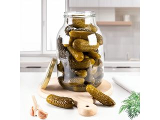 Obrázek 3 produktu Sklenice s víčkem + kleště 3 l, pr. 100