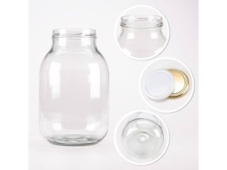 Obrázek 1 produktu Sklenice s víčkem + kleště 3 l, pr. 100