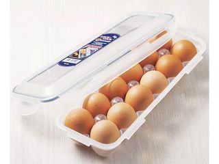 Obrázek 1 produktu Plato na vajíčka s víkem, plast, 12x27x6,8 cm