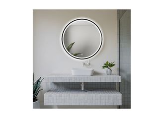 Obrázek 2 produktu Zrcadlo Orion 60 s LED osvětlením, anti-fog, černý alu rám 2,5 cm