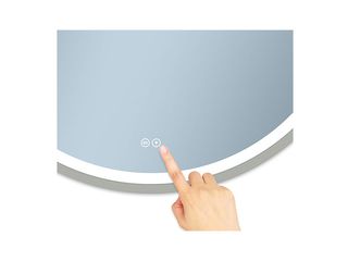 Obrázek 1 produktu Zrcadlo Orion 60 s LED osvětlením, anti-fog, stříbrný alu rám 2,5 cm
