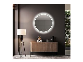 Obrázek 2 produktu Zrcadlo Orion 60 s LED osvětlením, anti-fog, stříbrný alu rám 2,5 cm