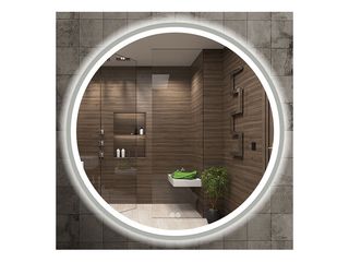 Obrázek 5 produktu Zrcadlo Orion 60 s LED osvětlením, anti-fog, stříbrný alu rám 2,5 cm