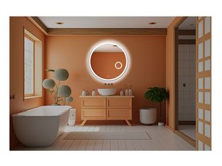 Obrázek 6 produktu Zrcadlo Radson 80 s LED osvětlením, anti-fog, pískovaný okraj