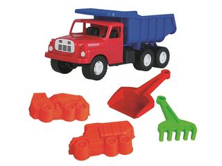 Obrázek 1 produktu Tatra 148 modro-červená 30 cm (2ks bábovek,hrabičky,lopatička)