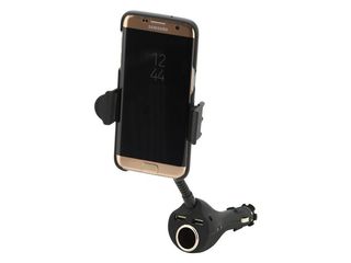 Obrázek 2 produktu Držák telefonu do autozásuvky SPRING 20cm 2xUSB