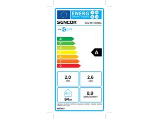 Obrázek 10 produktu Klimatizace mobilní s Wi-Fi SAC MT7048C bílá SENCOR