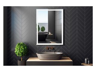 Obrázek 3 produktu Zrcadlo Ines 50x70, pískovaný okaj, bez osvětlení