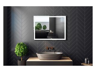 Obrázek 5 produktu Zrcadlo Ines 50x70, pískovaný okaj, bez osvětlení