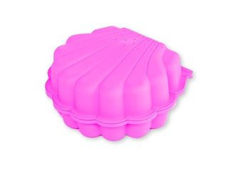 Obrázek 1 produktu Pískoviště / bazének Mušle s krytem - 2 ks - růžová