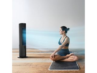 Obrázek 8 produktu Ventilátor sloupový s dálkovým ovládáním a zvlhčovačem MAC402R0BPK černý MIDEA