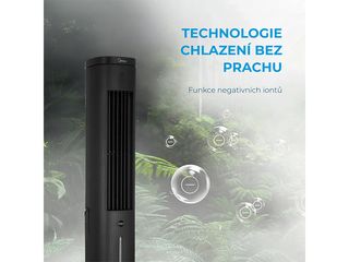Obrázek 3 produktu Ventilátor sloupový s dálkovým ovládáním a zvlhčovačem MAC402R0BPK černý MIDEA