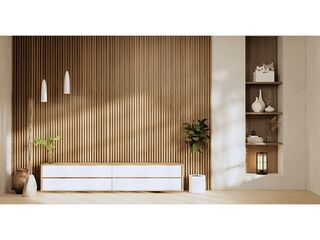 Obrázek 1 produktu Panel obkladový akustický DESIGN dub přírodní světlý, 18x600x2400, bal.1,44m2