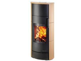 Obrázek 2 produktu Kamna kachlová HAAS+SOHN Orba, kachle matná písková/černá aspero, 6,7kW