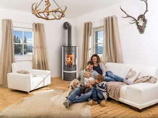 Obrázek 2 produktu Kamna krbová HAAS+SOHN Antic, antracit/bílé boky, 6,5kW