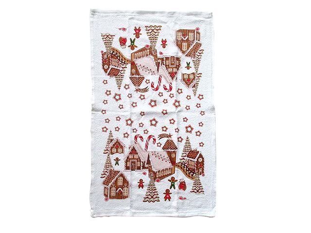 Obrázek produktu Utěrka perníková vesnička 38x63 cm