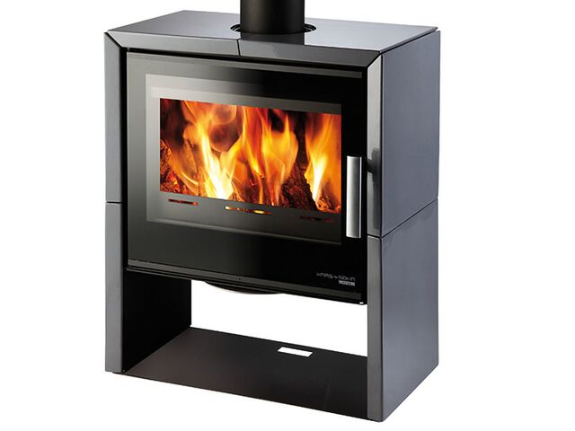 Obrázek produktu Kamna kachlová HAAS+SOHN Jonsbo, kachle šedá/černá, 8,2kW