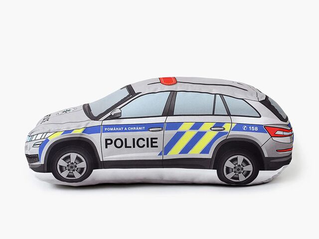 Obrázek produktu Polštář dětský dekorační 3D, policie, 50x20x20 cm
