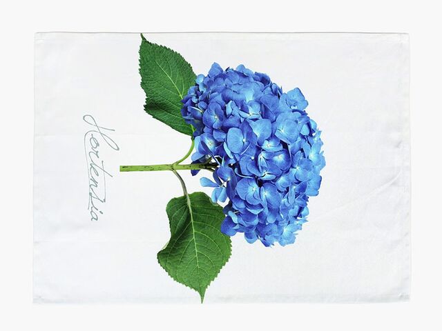 Obrázek produktu Utěrka keprová, hortenzie modrá, 50×71 cm