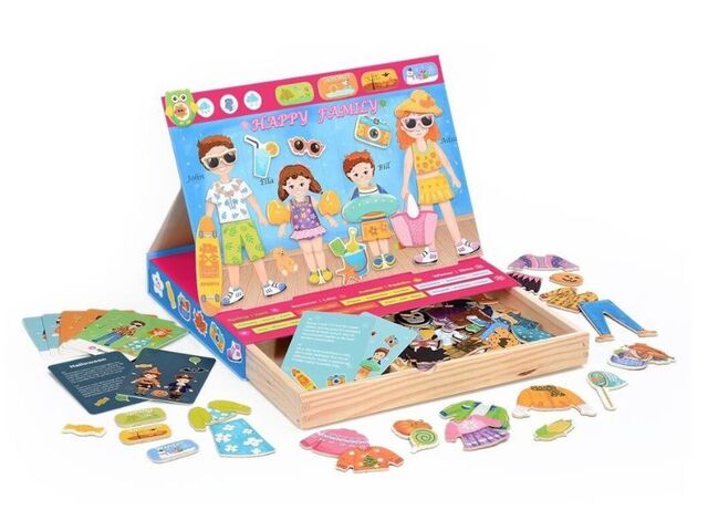 Obrázek produktu Rodina magnetické oblékání 2Kids Toys