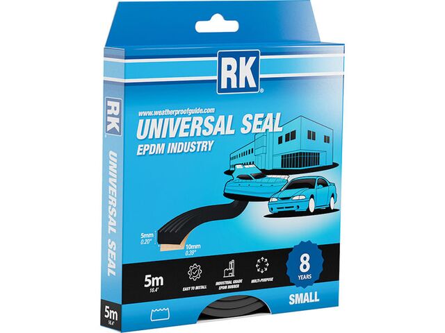 Obrázek produktu Páska těsnící, univerzální RK, černá 5 x 10 mm x 5 m