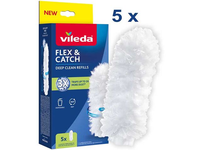 Obrázek produktu Náhrada k prachovce Vileda Flex&Catch, 5 ks
