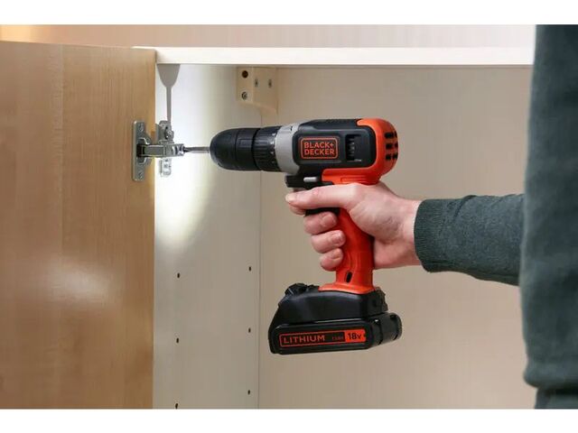 Obrázek produktu Vrtačka aku 18V/1,51Ah Li-ion Black & Decker