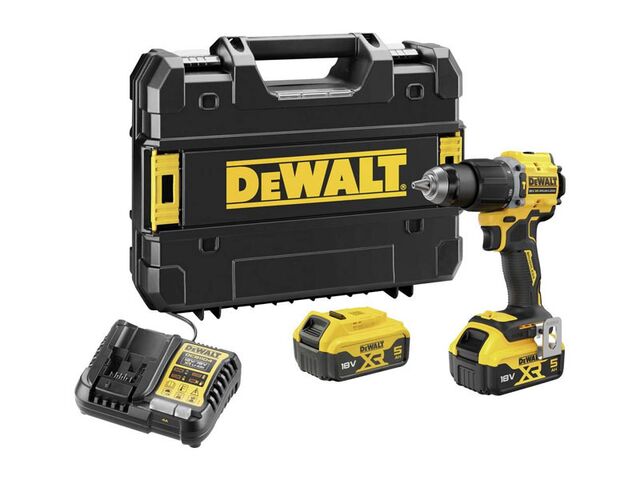 Obrázek produktu Vrtačka příklepová aku 18V 2x 5,0Ah DCD799P2T-QW TSTAK DeWALT