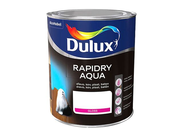 Obrázek produktu Dulux Rapidry Aqua bílá lesk 2,5L