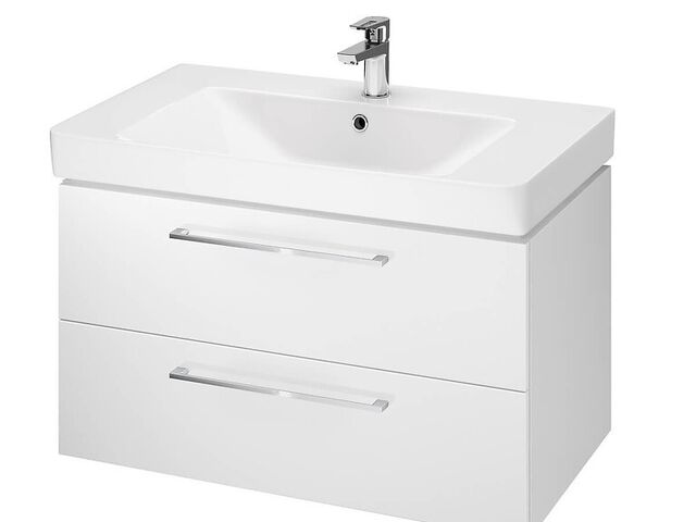 Obrázek produktu Skříňka s umyvadlem Lara Mille 80, celolakovaná, bílá