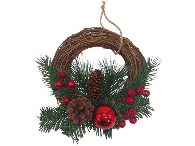 Obrázek produktu Věnec proutěný na dveře 20cm