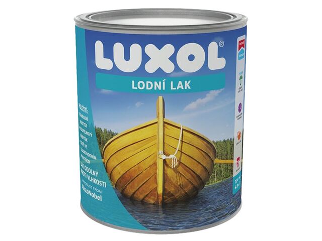 Obrázek produktu Lak lodní Luxol, bezbarvý 0,75 l