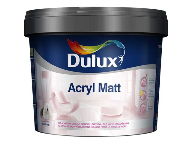 Obrázek produktu Dulux Acryl Matt bílý 10 l
