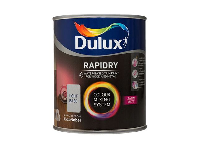 Obrázek produktu Barva Dulux Rapidry, saténově matná, báze extra deep 0,7 l