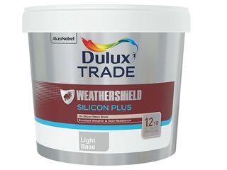 Barva fasádní Dulux Weathershield Silicon Plus báze light 10 l