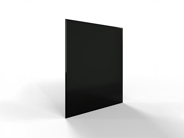 Obrázek produktu Sklo pod kamna - obdelník 850x1000mm/6mm, černé, s fazetou