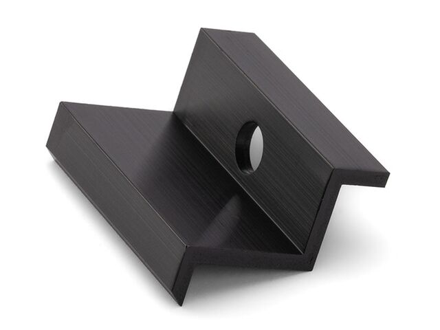 Obrázek produktu FVE prvky KU 30 Al krajní úchyt - černý elox