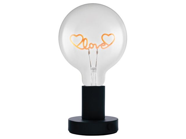 Obrázek produktu Žárovka LED 1,2W E27 VINTAGE 1906 LOVE se stojanem