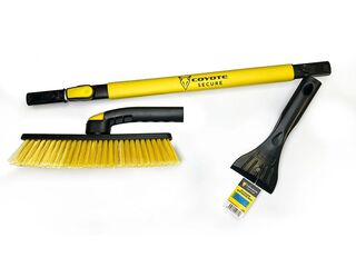 Škrabka se smetáčkem a teleskopickou rukojetí 91-130cm COYOTE SECURE