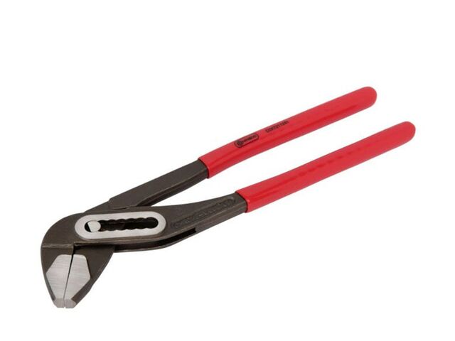 Obrázek produktu Kleště na armatury, hladké čelisti, stavitelné, 240 mm, na chrom