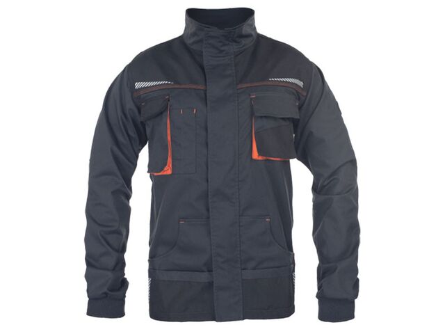 Obrázek produktu Bunda EMERTON STRETCH, šedá/oranžová, vel. 56