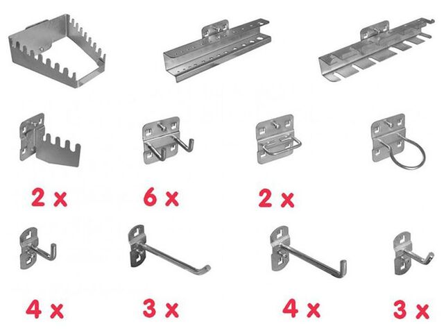 Obrázek produktu Sada závěsných háků a držáků,28-dílná