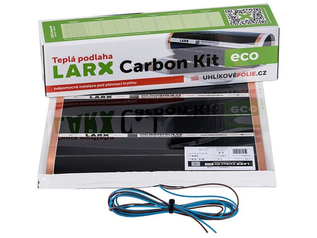 Obrázek produktu Fólie topná LARX Carbon Kit eco, podlahová, 130 W, 2,6 m, šířka 0,5 m