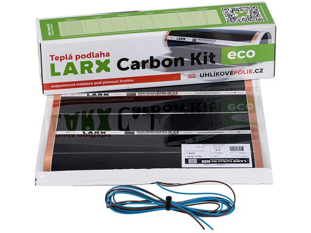 Obrázek produktu Fólie topná LARX Carbon Kit eco, podlahová, 150 W, 3,0 m, šířka 0,5 m