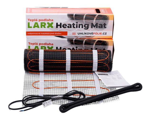 Obrázek produktu Rohož topná LARX Heating Mat LSDTS, podlahová, 0,5 x 2 m, 1 m2, 160 W