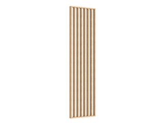 Stěna lamelová dub světlý, 65x580x2750mm, montážní příslušenství součastí balení