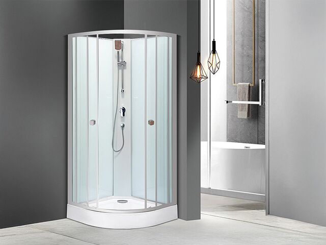Obrázek produktu Box sprchový Pavero, 90x90x195, radius, Brillant/White/Matt