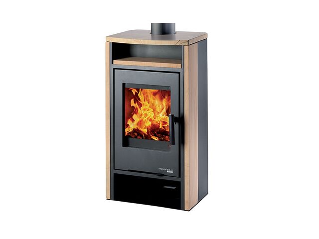 Obrázek produktu Kamna krbová HAAS+SOHN Livorno II, kámen pískovec/antracit, 6,3kW