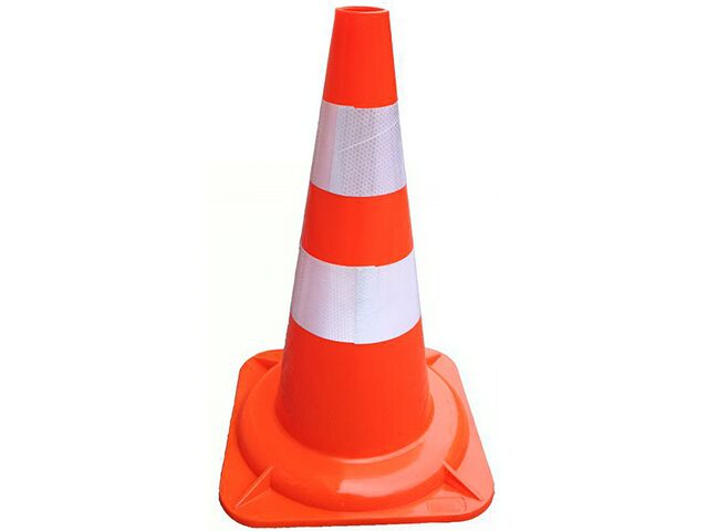 Obrázek produktu Kužel výstražný 50 cm - dva reflexní pruhy